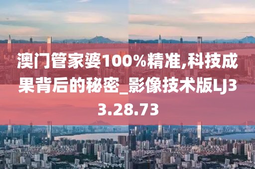 澳門管家婆100%精準,科技成果背后的秘密_影像技術版LJ33.28.73