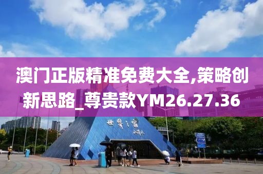 澳門正版精準免費大全,策略創新思路_尊貴款YM26.27.36