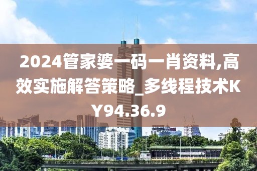 2024管家婆一碼一肖資料,高效實施解答策略_多線程技術KY94.36.9