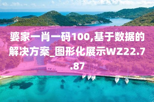 婆家一肖一碼100,基于數據的解決方案_圖形化展示WZ22.7.87