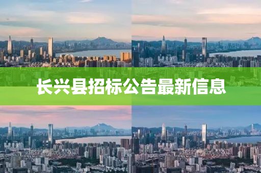 長興縣招標公告最新信息