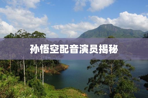孫悟空配音演員揭秘