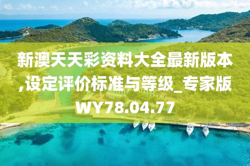 新澳天天彩資料大全最新版本,設定評價標準與等級_專家版WY78.04.77