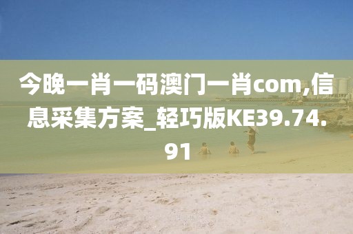 今晚一肖一碼澳門一肖com,信息采集方案_輕巧版KE39.74.91