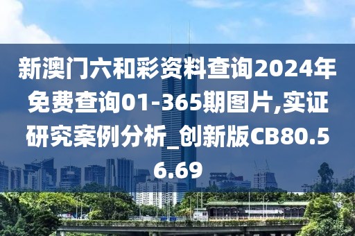 新澳門六和彩資料查詢2024年免費查詢01-365期圖片,實證研究案例分析_創新版CB80.56.69