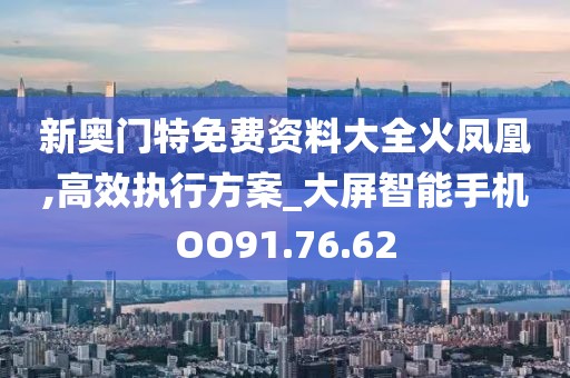 新奧門特免費資料大全火鳳凰,高效執行方案_大屏智能手機OO91.76.62