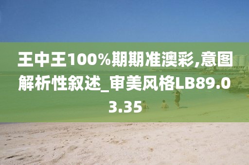 王中王100%期期準澳彩,意圖解析性敘述_審美風格LB89.03.35