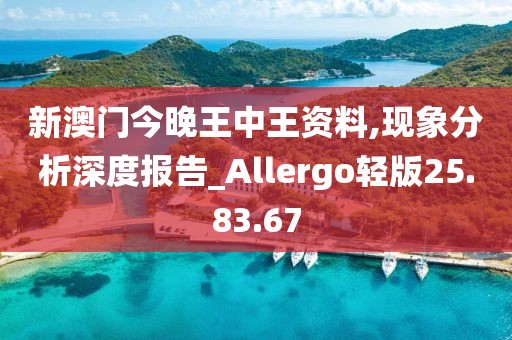 新澳門今晚王中王資料,現象分析深度報告_Allergo輕版25.83.67