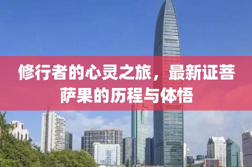 修行者的心靈之旅，最新證菩薩果的歷程與體悟