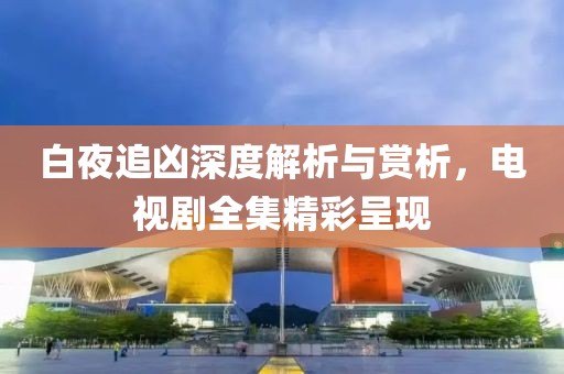 白夜追兇深度解析與賞析，電視劇全集精彩呈現