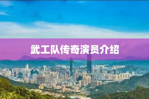 武工隊傳奇演員介紹