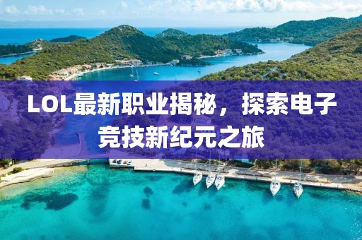 LOL最新職業揭秘，探索電子競技新紀元之旅
