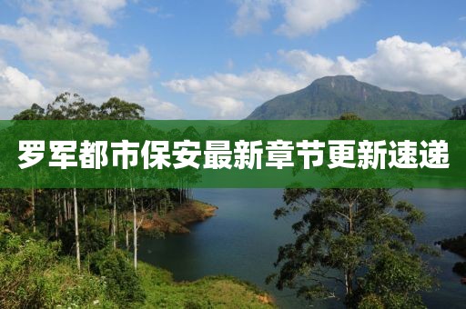 羅軍都市保安最新章節更新速遞