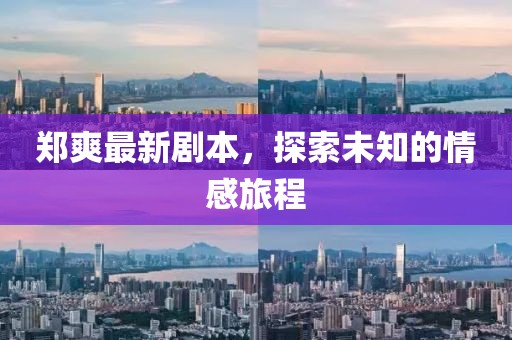 鄭爽最新劇本，探索未知的情感旅程