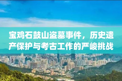 寶雞石鼓山盜墓事件，歷史遺產保護與考古工作的嚴峻挑戰
