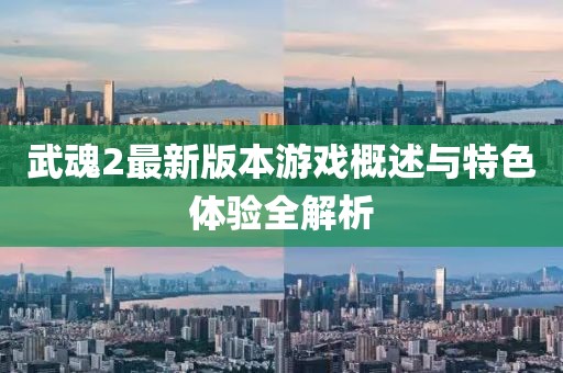 武魂2最新版本游戲概述與特色體驗全解析