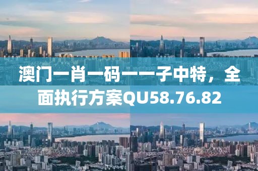 澳門一肖一碼一一子中特，全面執行方案QU58.76.82