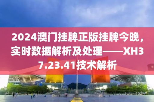 2024澳門掛牌正版掛牌今晚，實時數據解析及處理——XH37.23.41技術解析