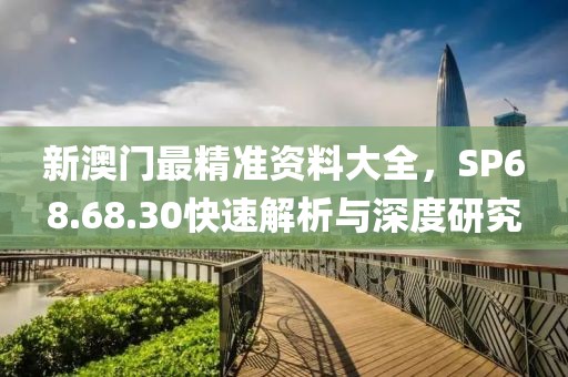 新澳門最精準資料大全，SP68.68.30快速解析與深度研究