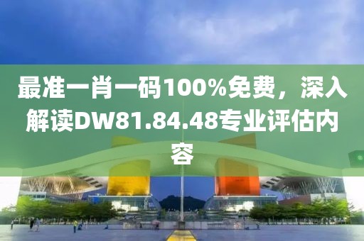 最準一肖一碼100%免費，深入解讀DW81.84.48專業評估內容