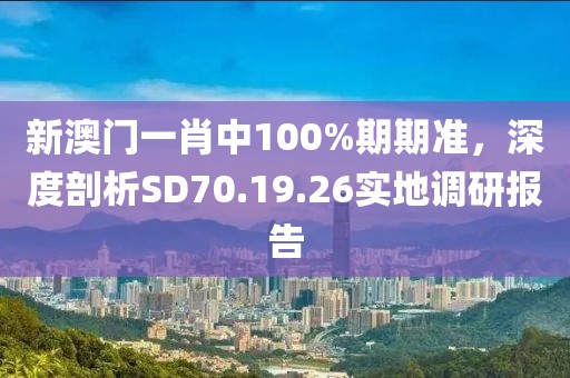 新澳門一肖中100%期期準，深度剖析SD70.19.26實地調研報告