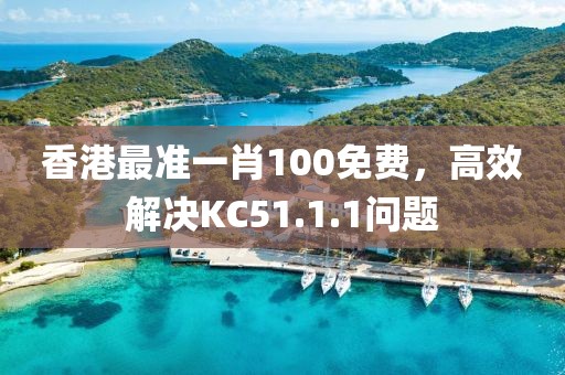 香港最準一肖100免費，高效解決KC51.1.1問題