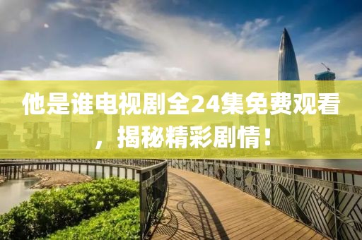 他是誰電視劇全24集免費觀看，揭秘精彩劇情！