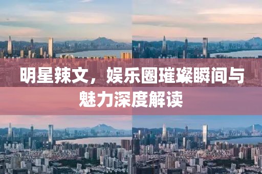 明星辣文，娛樂圈璀璨瞬間與魅力深度解讀