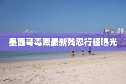墨西哥毒販最新殘忍行徑曝光