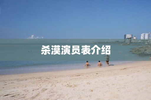 殺漠演員表介紹