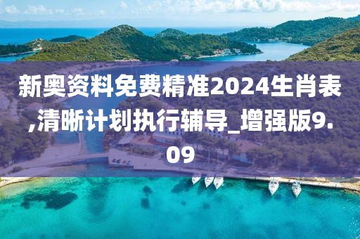 新奧資料免費精準2024生肖表,清晰計劃執行輔導_增強版9.09