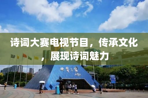 詩詞大賽電視節目，傳承文化，展現詩詞魅力