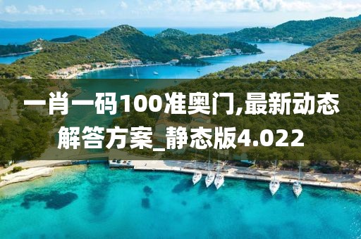 一肖一碼100準奧門,最新動態解答方案_靜態版4.022