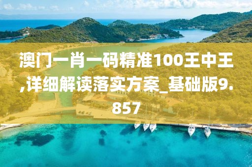 澳門一肖一碼精準100王中王,詳細解讀落實方案_基礎版9.857
