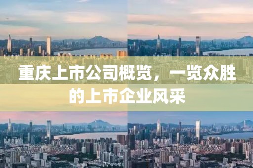 重慶上市公司概覽，一覽眾勝的上市企業風采