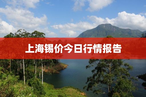 上海錫價今日行情報告