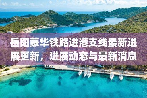 岳陽蒙華鐵路進港支線最新進展更新，進展動態與最新消息