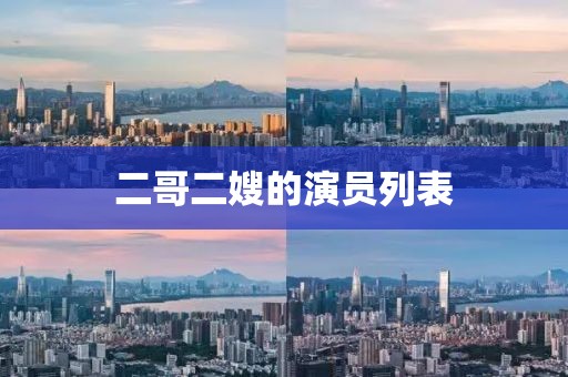 二哥二嫂的演員列表