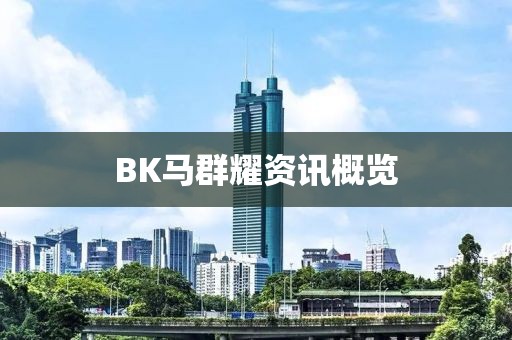 BK馬群耀資訊概覽
