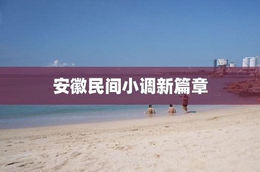 安徽民間小調新篇章