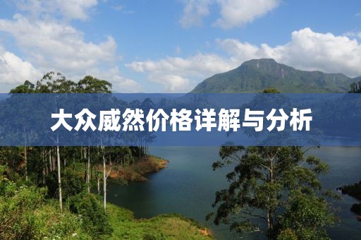 大眾威然價格詳解與分析