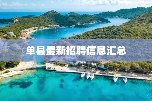 單縣最新招聘信息匯總