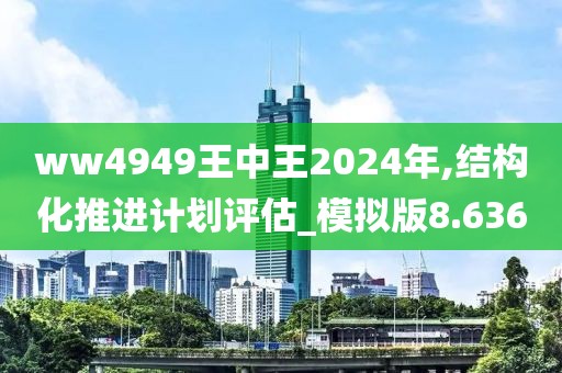 ww4949王中王2024年,結構化推進計劃評估_模擬版8.636