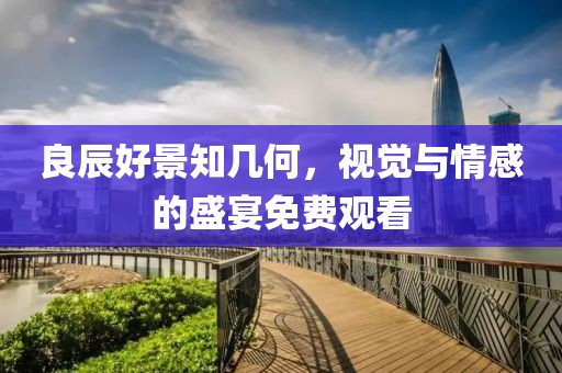 良辰好景知幾何，視覺與情感的盛宴免費觀看