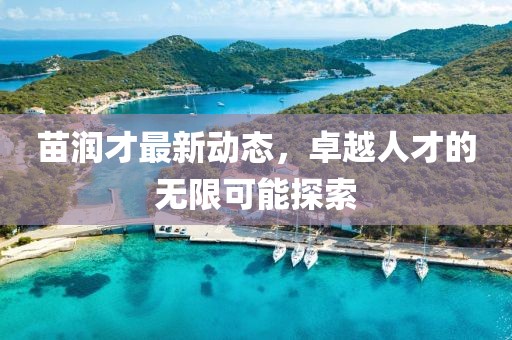 苗潤才最新動態，卓越人才的無限可能探索