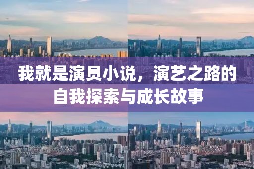 我就是演員小說，演藝之路的自我探索與成長故事