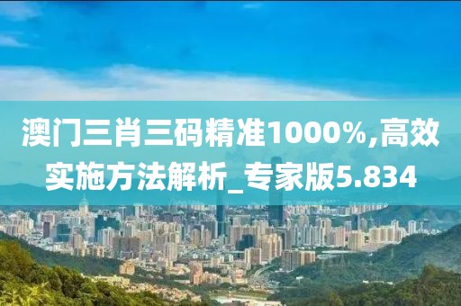 澳門三肖三碼精準1000%,高效實施方法解析_專家版5.834