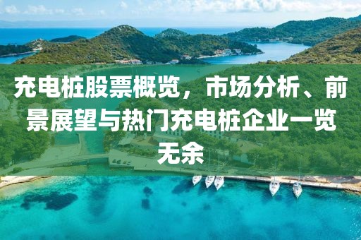 充電樁股票概覽，市場分析、前景展望與熱門充電樁企業一覽無余