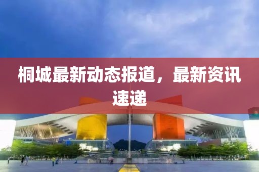 桐城最新動態報道，最新資訊速遞