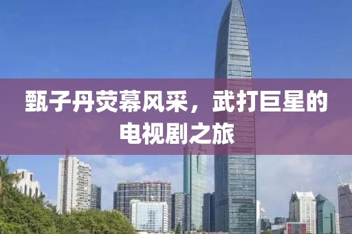 甄子丹熒幕風采，武打巨星的電視劇之旅
